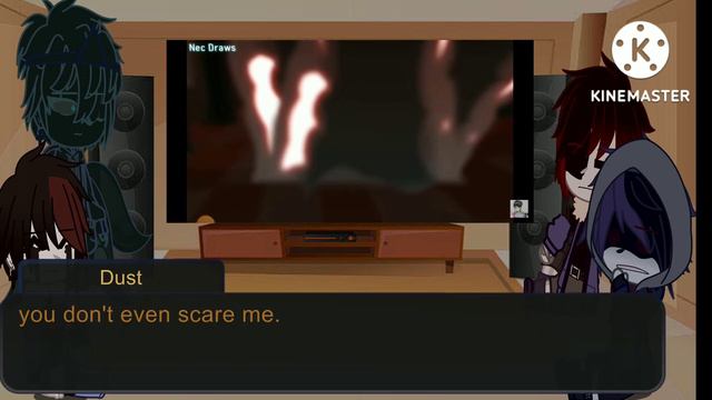 Gacha club (Fannon-Bad guys React to KillerSans vs FellSans) (1/3) [Animation] смотреть онлайн