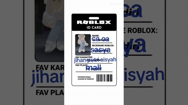 ID CARD Roblox смотреть онлайн