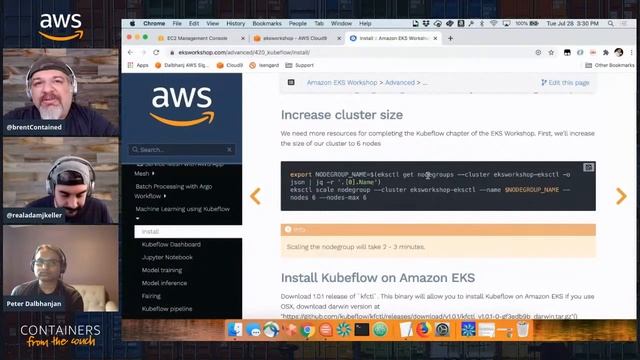 #ContainersFromTheCouch - EKSWorkshop - Kubeflow! Machine Learning on Kubernetes смотреть онлайн