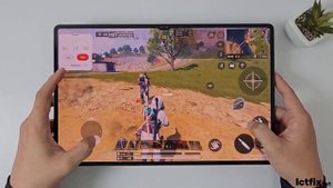 Samsung Galaxy Tab S9 Ultra Call of Duty Mobile Gaming test | Snapdragon 8 Gen 2, 120 Hz
