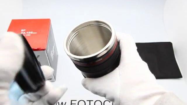 Хорошая кружка объектив Canon с крышкой - линзой смотреть онлайн