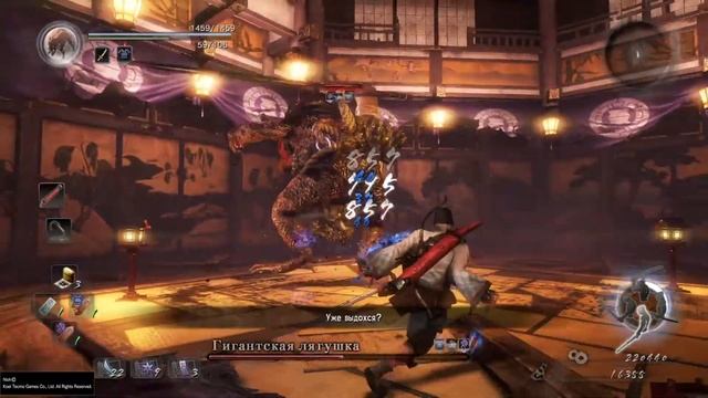 Nioh без урона (all bosses * Гигантская лягушка) смотреть онлайн