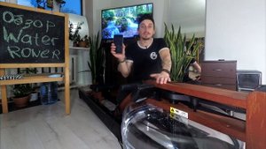 Онлайн тренировки дома! Гребной тренажер Water Rower + kinomap