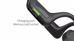 Беспроводная Bluetooth гарнитура с костной проводимостью