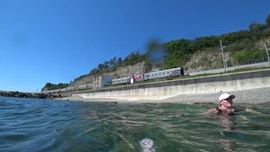 Сочи. Лазаревское. Море (Макопсе) .