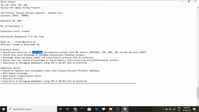 Pelican JAVA Off Campus Hiring Freshers |Apply Soon ???| смотреть онлайн