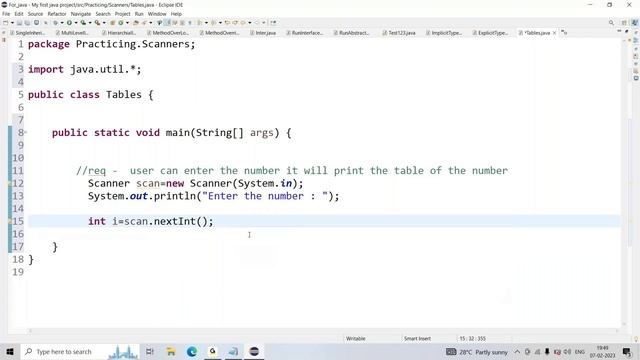 Scanner class in java | Java-68 | Scanner class methods #javaprogramming | #java | real time exampl