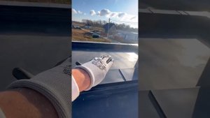 Крыша из полимочевины на частном доме с плоской крышей. Что стало через 2 года?