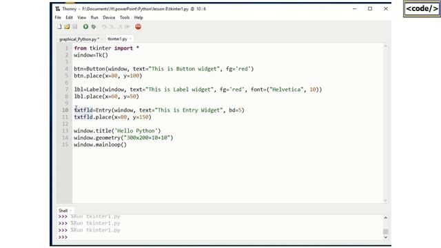 Python Tkinter GUI lesson8