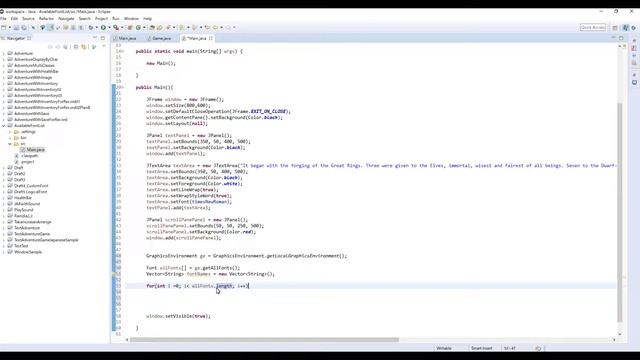 How to Create a List with All Available Fonts - Java Extra 20 смотреть онлайн