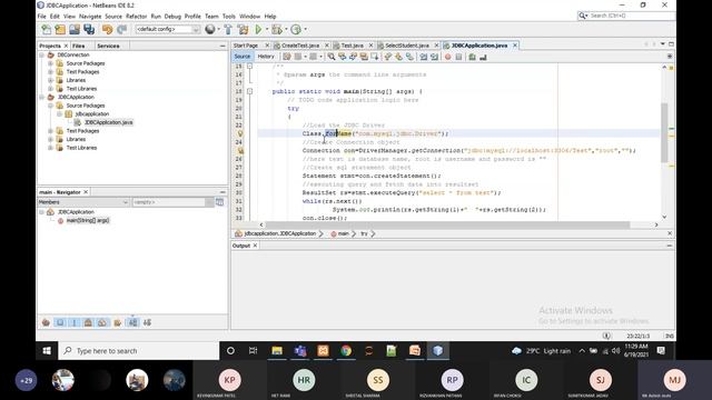 1. US05CBCA25 JDBC EXAMPLE смотреть онлайн