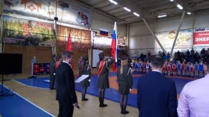 Знамя Победы! Вынос знамени Победы и флага России!