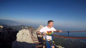 Подвесной мост на Ай-Петри