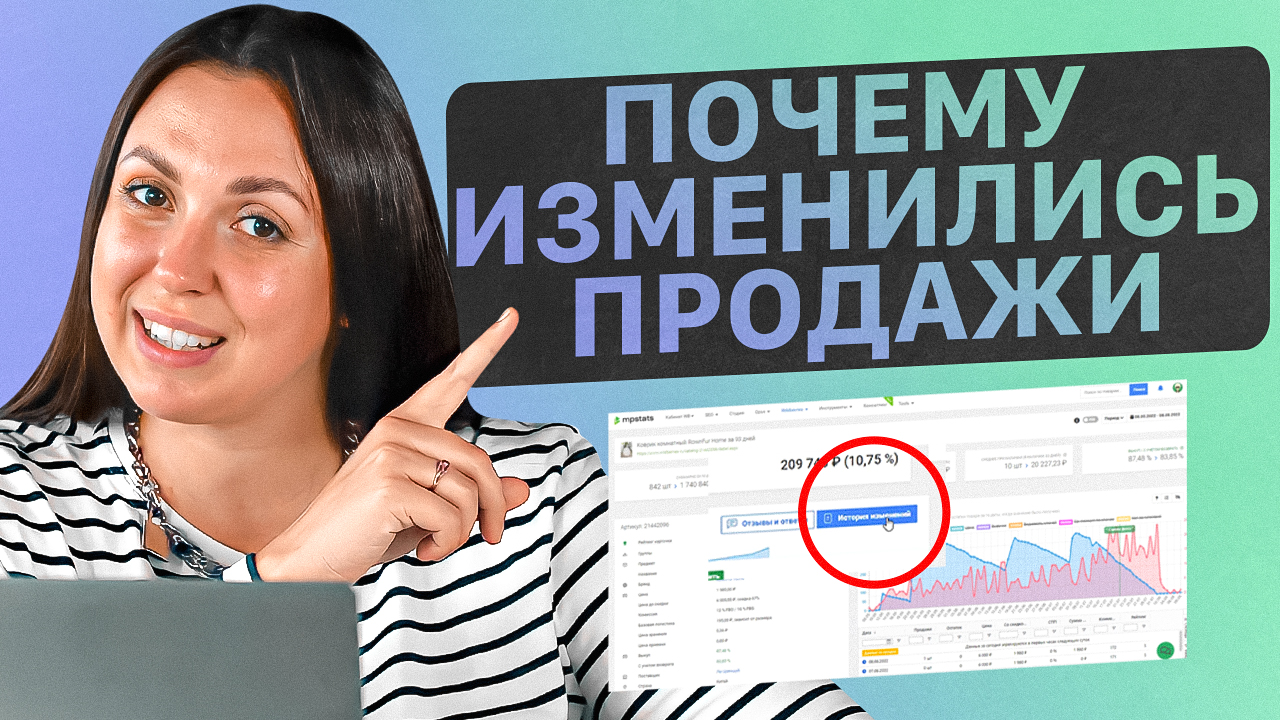 История изменений карточки товара. Анализ изменений продаж на Вайлдберриз! Аналитика карточки товара