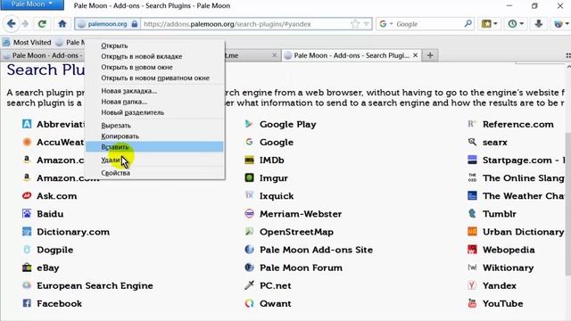 Браузер Pale Moon на русском языке смотреть онлайн