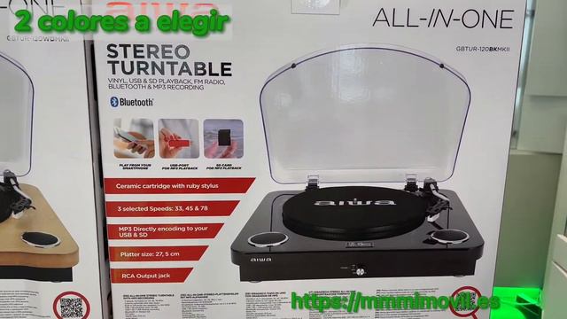 【 Tocadiscos Aiwa】GBTUR-120BKMKIl 🎶 смотреть онлайн