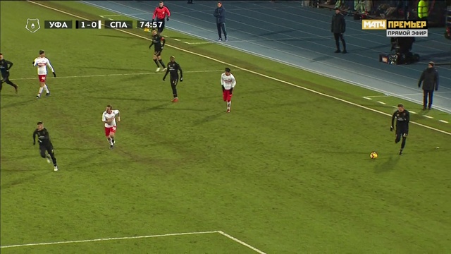 Уфа - Спартак. 1:0. Дмитрий Сысуев, Российская Премьер-Лига, 14 тур 11.11.2018