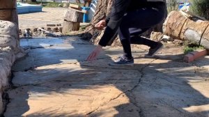 Мастер класс как сделать дорожку из бетона под камень