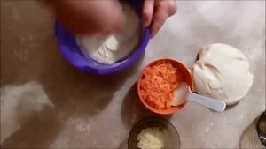 Ватрушки с морковью