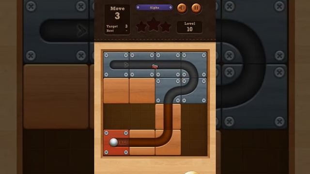 Roll the Ball Alpha Level 10 (Classic - Basic A) - Lösung Solution Walkthrough