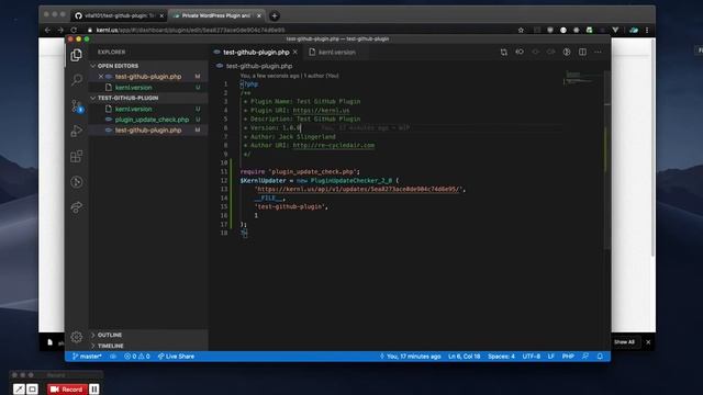 Kernl WordPress Plugin & Theme Updates with Git Integration смотреть онлайн