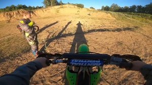 Вечерняя ПОКАТУШКА на эндуро и питбайке с Kawasaki kx250f / Regulmoto sport 003 PR , Wels Rt125