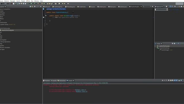 Java: Creating a Project and Java Project Structure смотреть онлайн