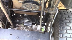 How to Replace the Ground Drive / Transaxle Belt on a Craftsman YT4500 Lawn Tractor