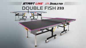 Теннисный стол Double Fish 233 черный — стол мирового уровня, эксклюзив от Start Line!