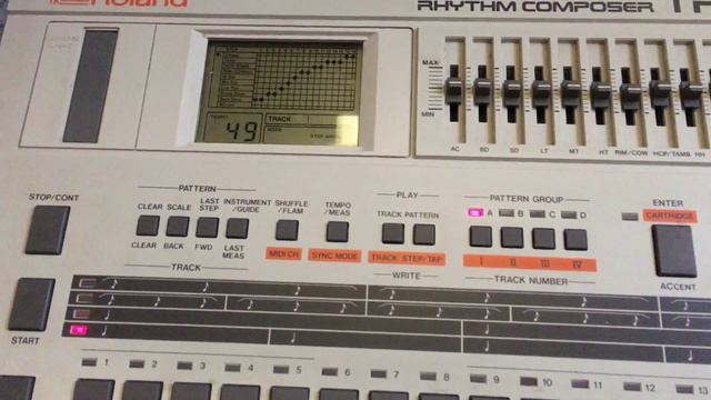 Roland TR -707 смотреть онлайн
