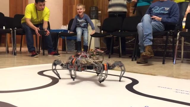 DIY Homemade Raspberry pi homemade Hexapod  Кастомный хоум-мейд робот гексапод