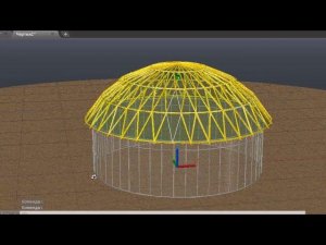 Создание купольного сооружения: AutoCAD+ #1
