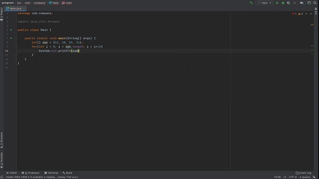Iterating through an Array with a For Loop in Java смотреть онлайн