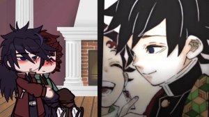 -Tanjiro y Tomioka reaccionan a su ship- ?????????