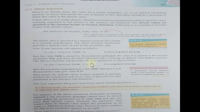 COMPUTER SCIENCE WITH PYTHON CLASS XII "ARGUMENTS AND PARAMETERS PART 2"