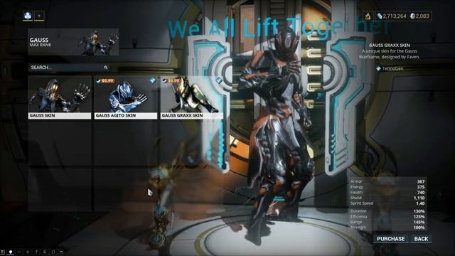 Quick Look at Gauss Graxx Skin | Warframe смотреть онлайн
