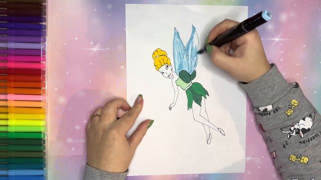 Как нарисовать фею с волшебной палочкой? #фея #рисунокдлядетей #рисование смотреть онлайн