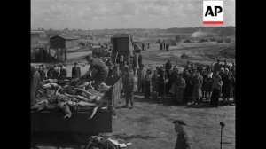 Bergen-Belsen Concentration Camp - 1945 | Movietone Moment | 15 April 2022
