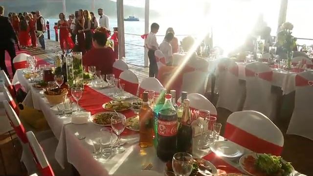 Свадебный шатер - красная свадьба, Владивосток, остров Русский смотреть онлайн