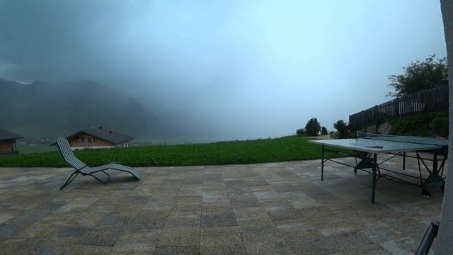 Flash hail storm in Santa Maddalena Gsies Tirol Italy 4K Extreme Weather Video смотреть онлайн