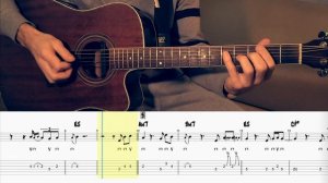 Sting - It's Probably Me. How To Play On Guitar (notes+TAB). Как Играть На Гитаре (ноты+ТАБы).