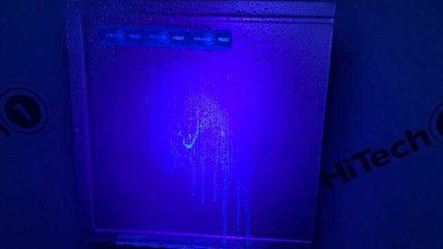 HiTech1 Ultraviolet Anticorrosion Water test (смазка тест на антикоррозию под ультрафиолетом)