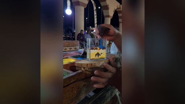 Песочные картины в стекле #шармэльшейх