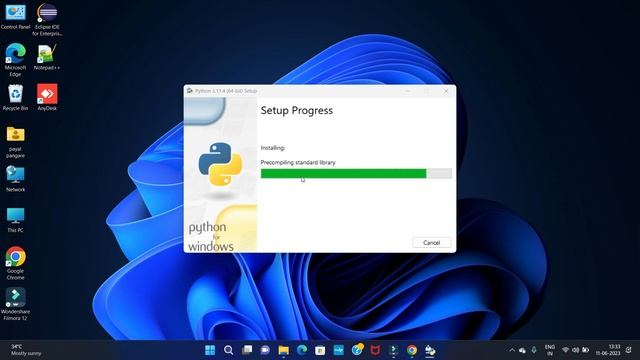 How to install Python 3.11.4 on Windows 11