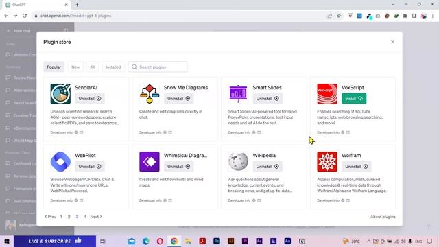 How to add plugins to ChatGPT 4 | Step By Step Tutorial