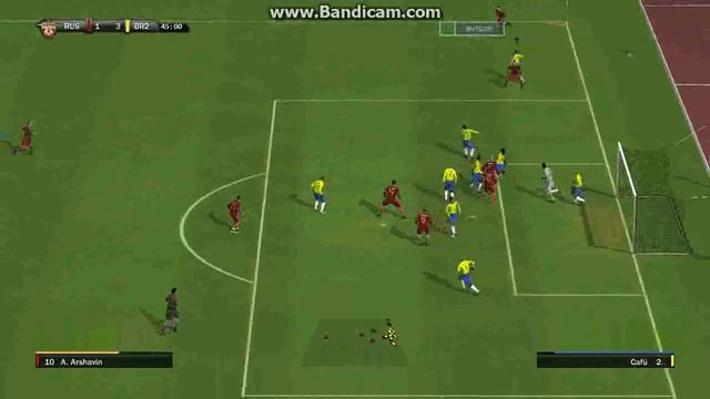 Фифа 10. Сборная России - Сборная Бразилии 2002.