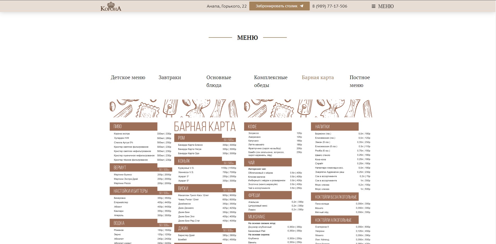 Вопросы по группировке блюд в меню для сайта смотреть онлайн