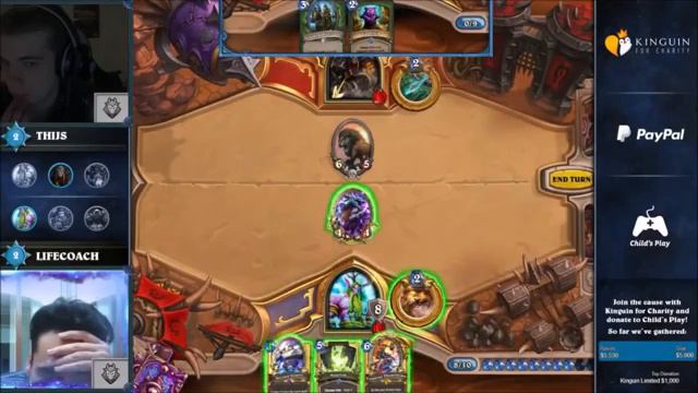 [Final Game] Lifecoach Versus Thijs In Kinguin HearthStone Tournament