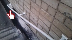 Как сделать перила из пластиковых труб ПВХ на ступеньках крыльца