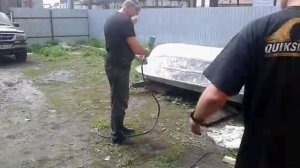 Покраска лодки "Крым". часть 1.